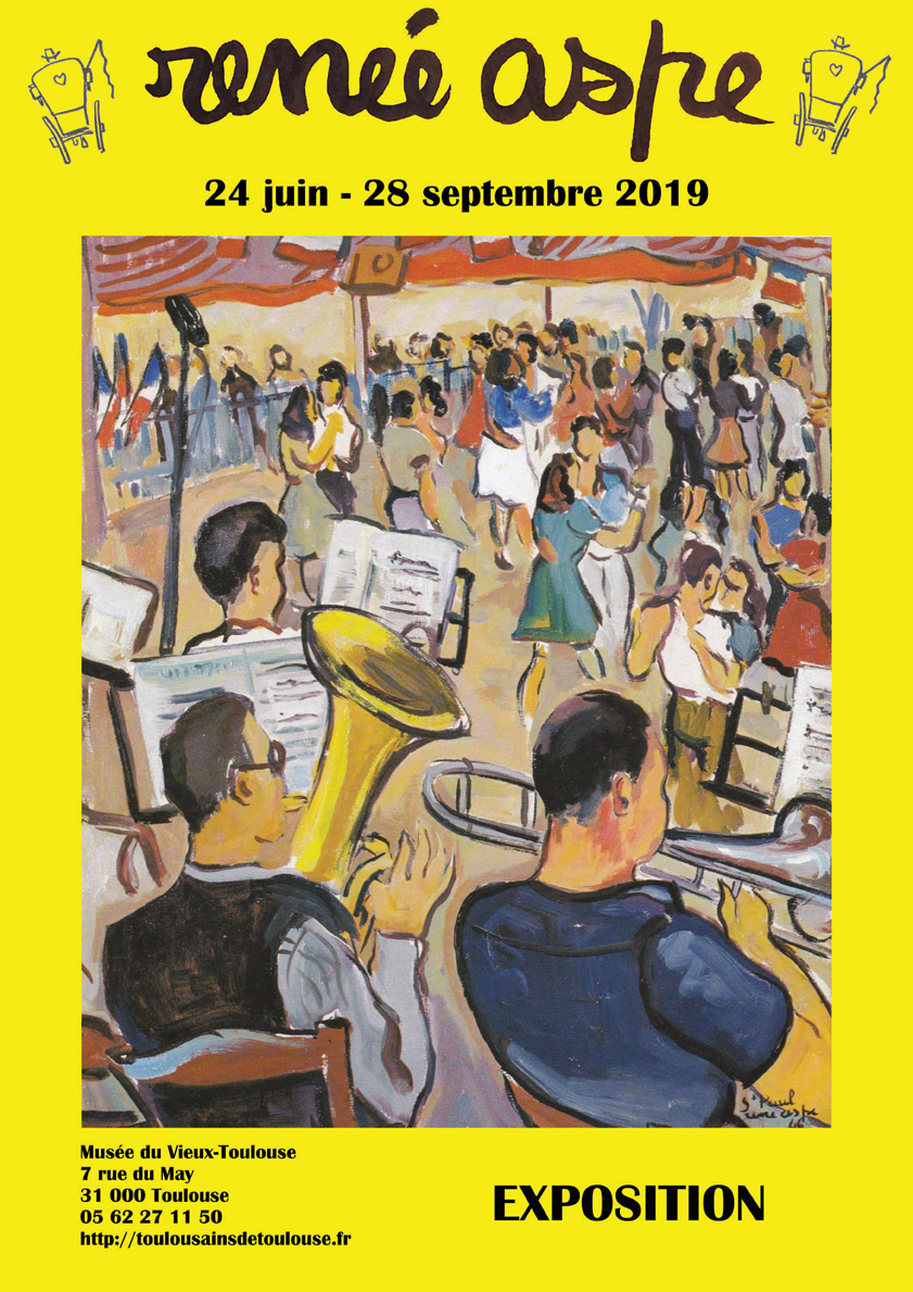 Affiche exposition René Aspe
