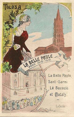 Carte postale La Belle Paule