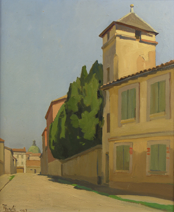 Paul Mesplé, Matinée Florentine, rue des feuillants, 1927, musée du Vieux-Toulouse
