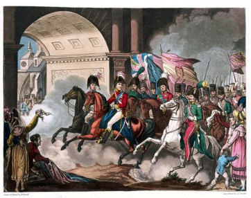 le Duke de Wellington entrant triomphalement à Toulouse